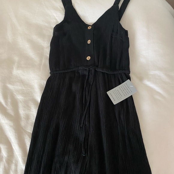 Black Soft Jumpsuit - Picture 1 of 4